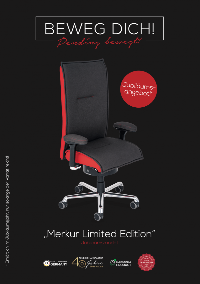 Produktflyer Merkur Limited Jubiläumsmodell